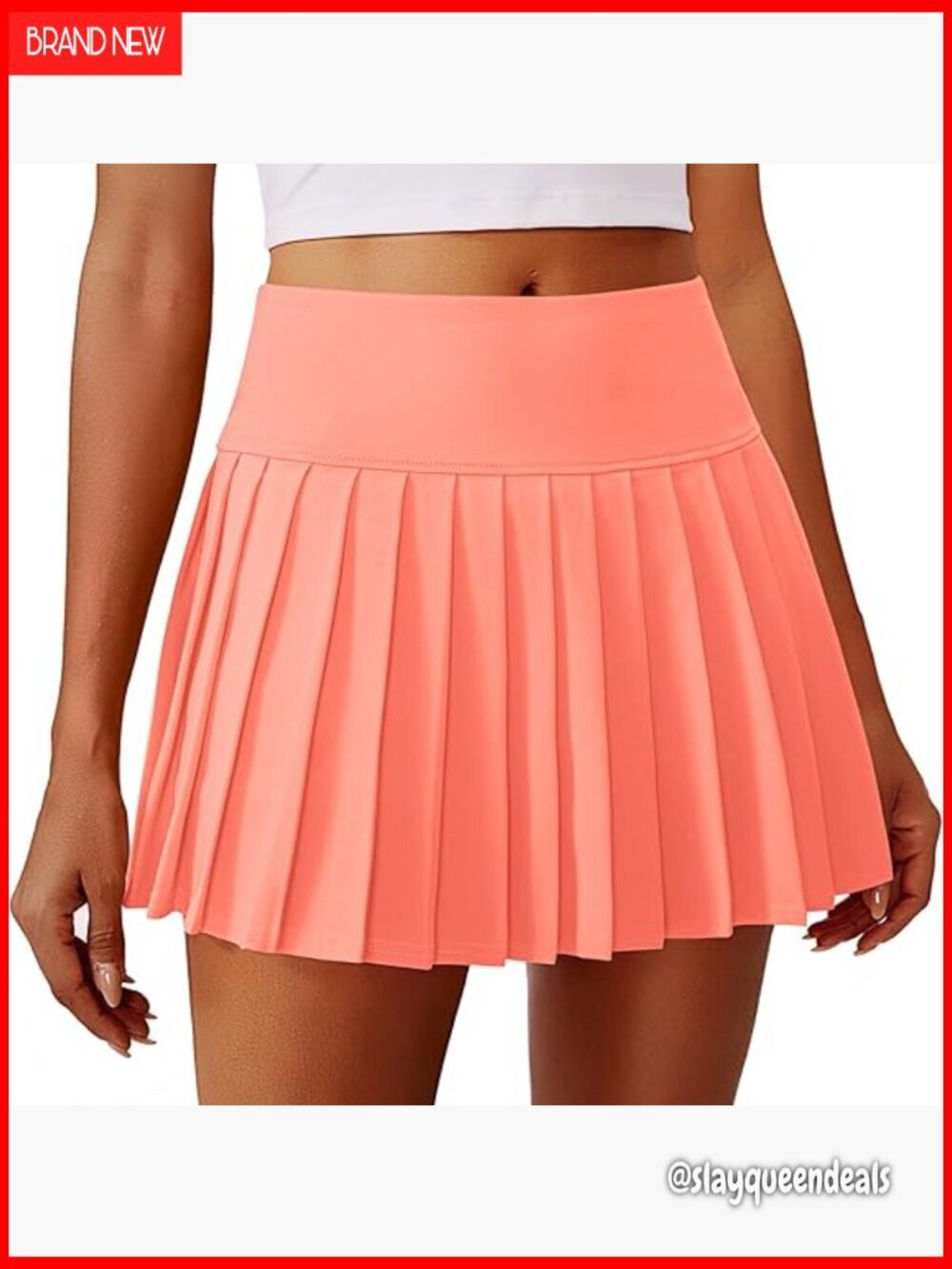 Pleated Tennis Skirt High Waist Athletic Skort Quick Dry Lightweight